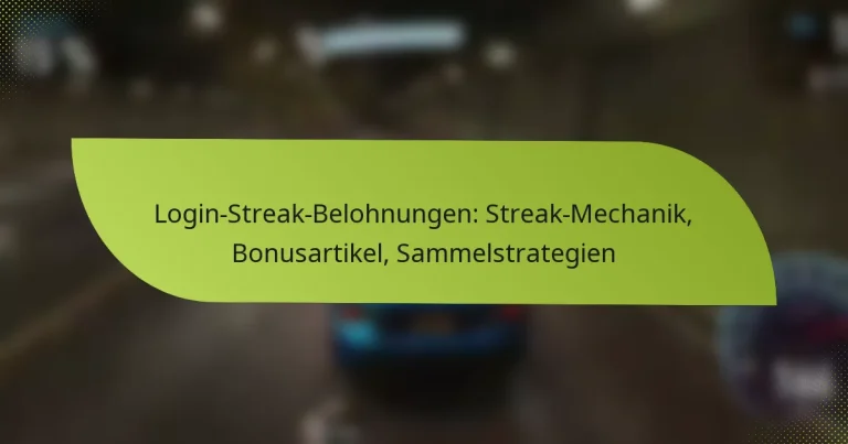 Login-Streak-Belohnungen: Streak-Mechanik, Bonusartikel, Sammelstrategien